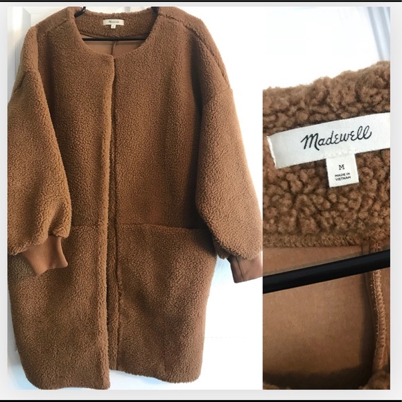 Coats | Madewell Teddy Coat | Poshmark